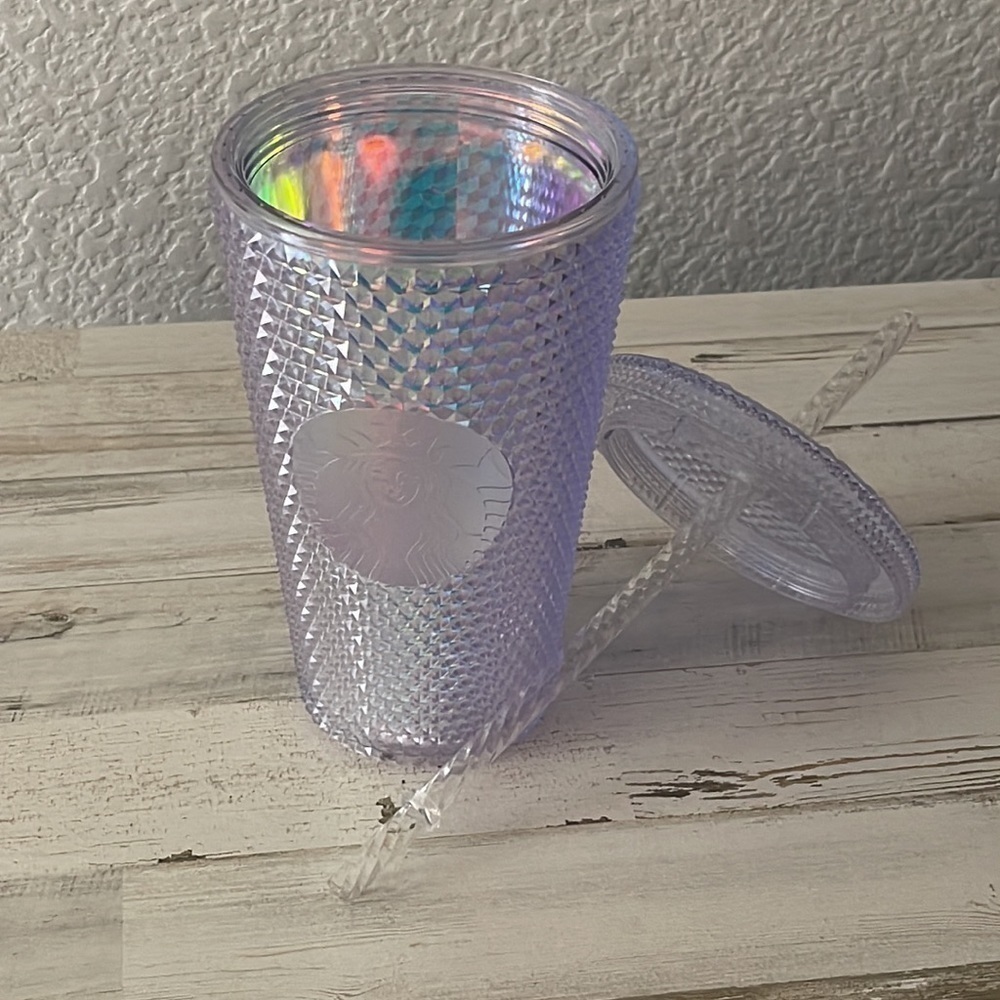 Starbucks 2023 Iridescent Studded 16OZ Cold Cup Tumbler.